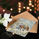 image 4 of Katsushika Hokusai Art Card Horseman Traveler In Snow Vintage Japanese