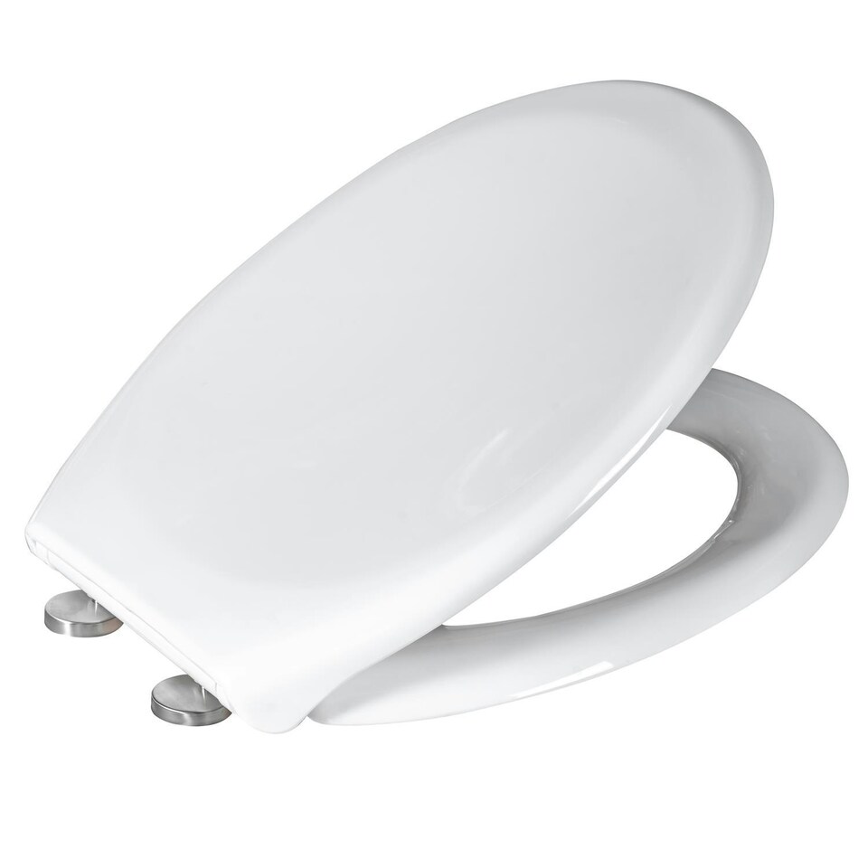 image 1 of Showerdrape Granada White Quick Release Soft Close Toilet Seat