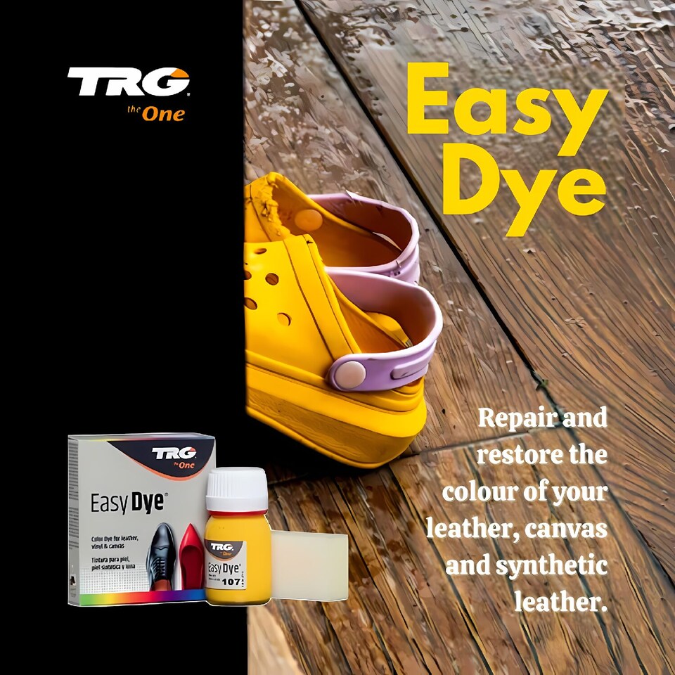 image 1 of TRG Easy Dye Shoe Paint for Leather Colour Change and Covering Scuffs 25ml | Brown | Deer