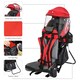 image 10 of HOMCOM Baby Hiking Backpack Carrier w/ Detachable Rain Cover for Toddlers Red Red | One Size