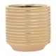 image 1 of Haldis Small Ceramic Planter Gold