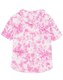 image 3 of Barbie Girls Towel Poncho | Pink Tie Dye Wearable Bath Towel For Kids | Classic Logo Graphic Hooded Changing Robe | Short Sleeve Cosy Swimwear Beach Cover Up Merchandise Gift for Children