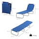 image 5 of Outsunny Folding Lounge Chair Outdoor Chaise Lounge for Bench Patio