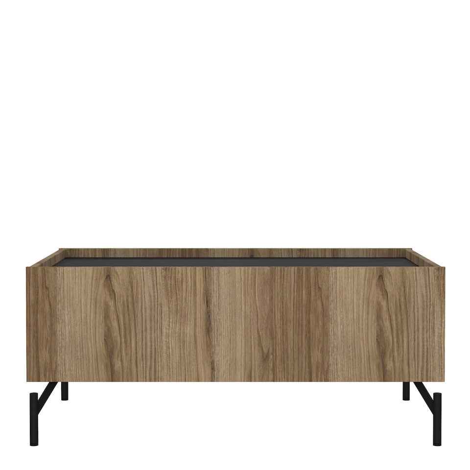 image 1 of Kendall Coffee table with 2 Drawers Oak and Black