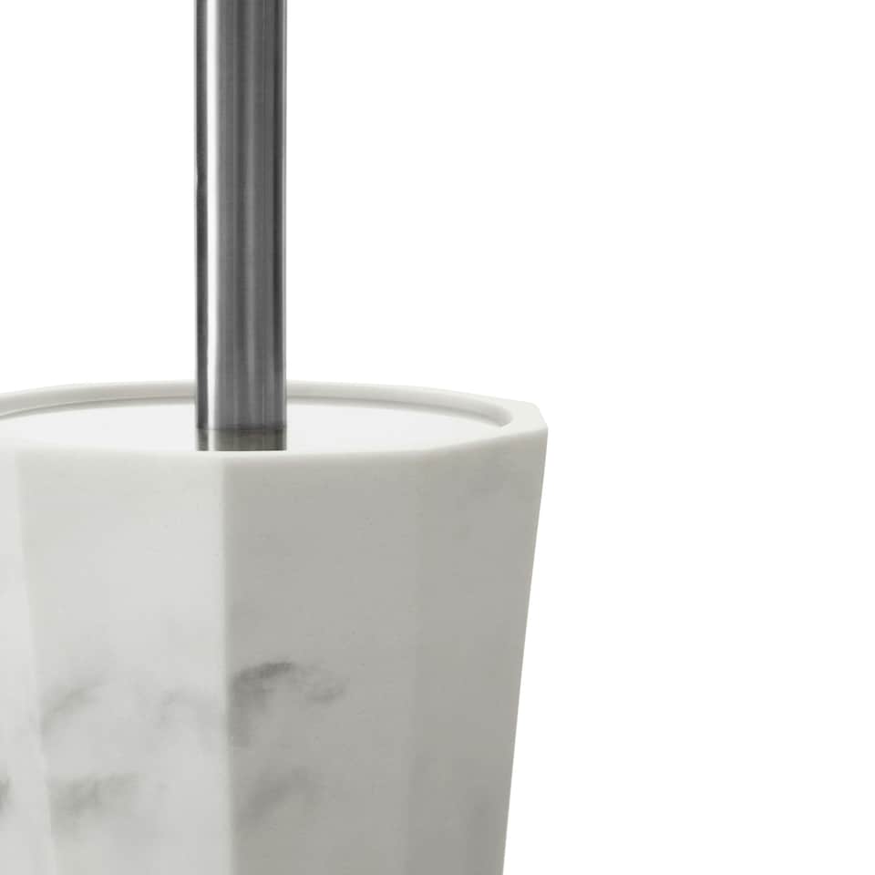 image 1 of Riviera Toilet Brush With Holder | Grey