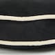 image 5 of OHS Ultra Soft Velvet Round Seat Cushion Pleated Floor Pillow | Multi | Black/White