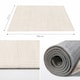 image 10 of Short Pile Rectangular Lined Pattern Rug 120x160cm