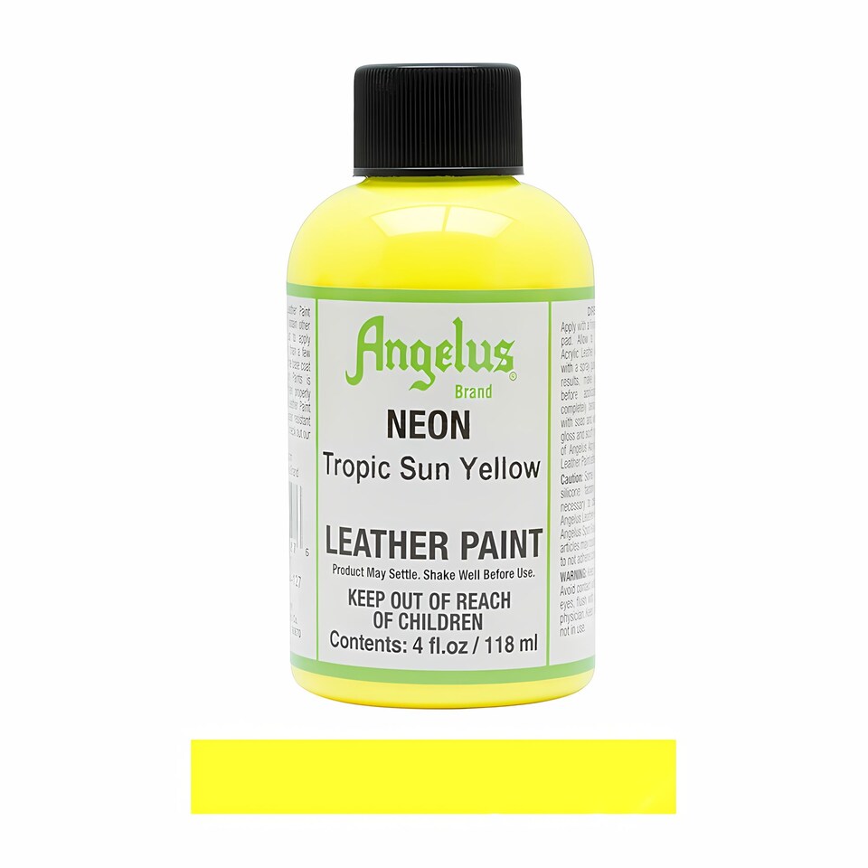 image 1 of Angelus Neon Leather Paint for Sneaker Customs and Shoes 4oz