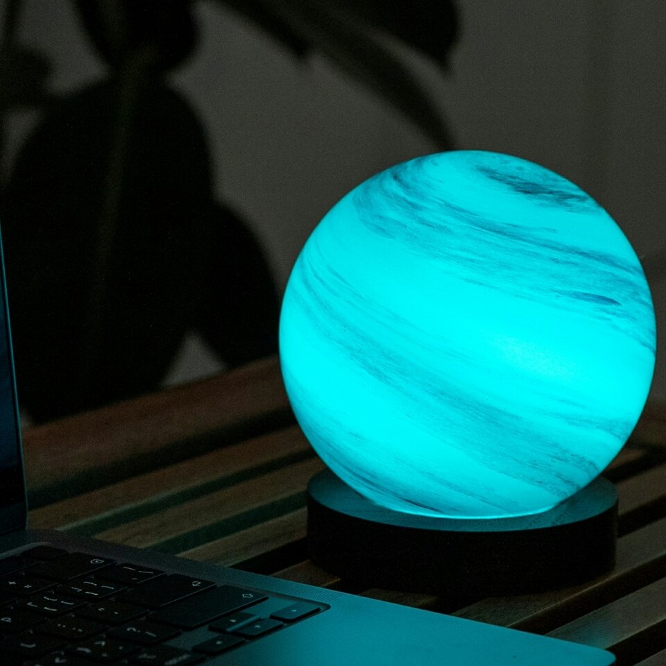 image 1 of Gingko Large AstraGlass Desk Lamp Multi | Polar Cloud