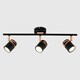 image 3 of ValueLights Garcia Matte Black Spotlight and GU10 Spotlight LED 5W Warm White 3000K Bulb