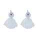image 1 of Living and Home Halloween 20 LED Ghost Skull Face String Lights