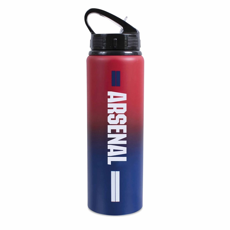 image 1 of Arsenal FC Aluminium Fade Water Bottle, Water Bottles, Sports, Gift