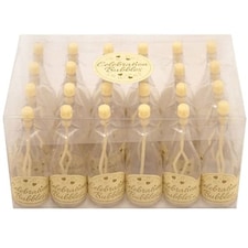 Champagne Bottle Bubbles Cream - Pack of 24