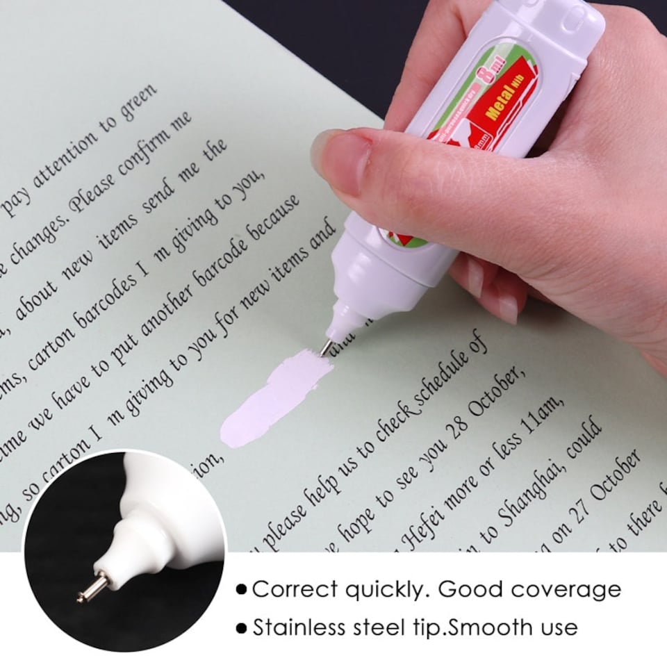 image 1 of Liquid Correction Fluid Pen 8ml
