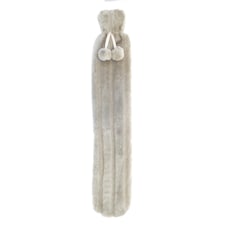 Home & Living Luxury Longline Faux Fur Hot Water Bottle - Winter White - One Size
