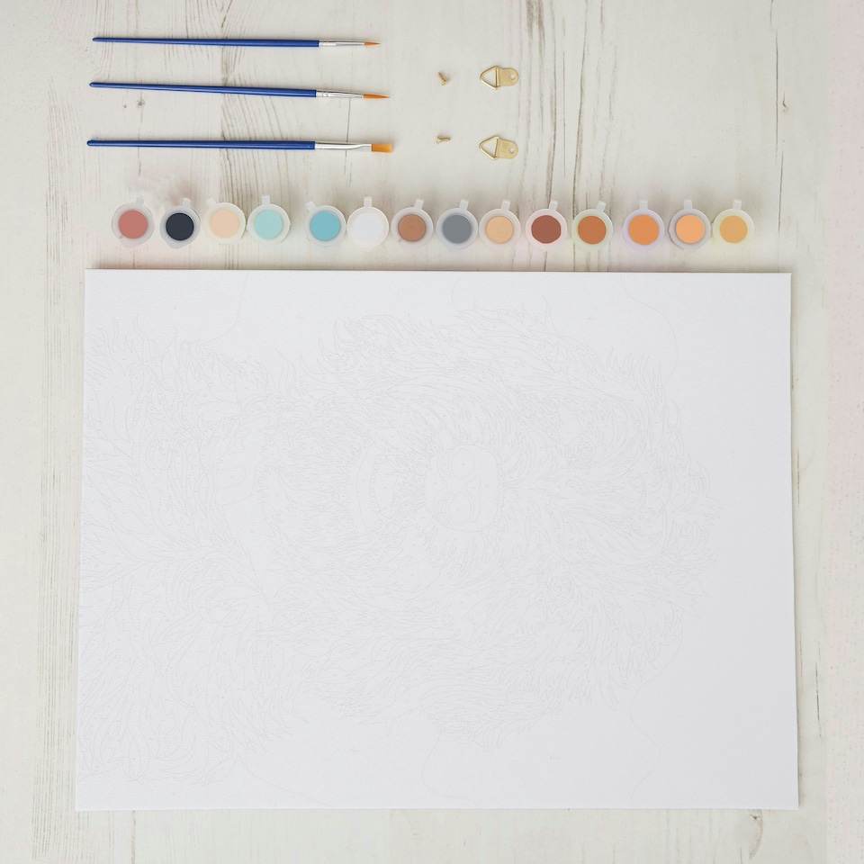 image 1 of Artiste Paint By Numbers, Playful Labradoodle, Single Pack