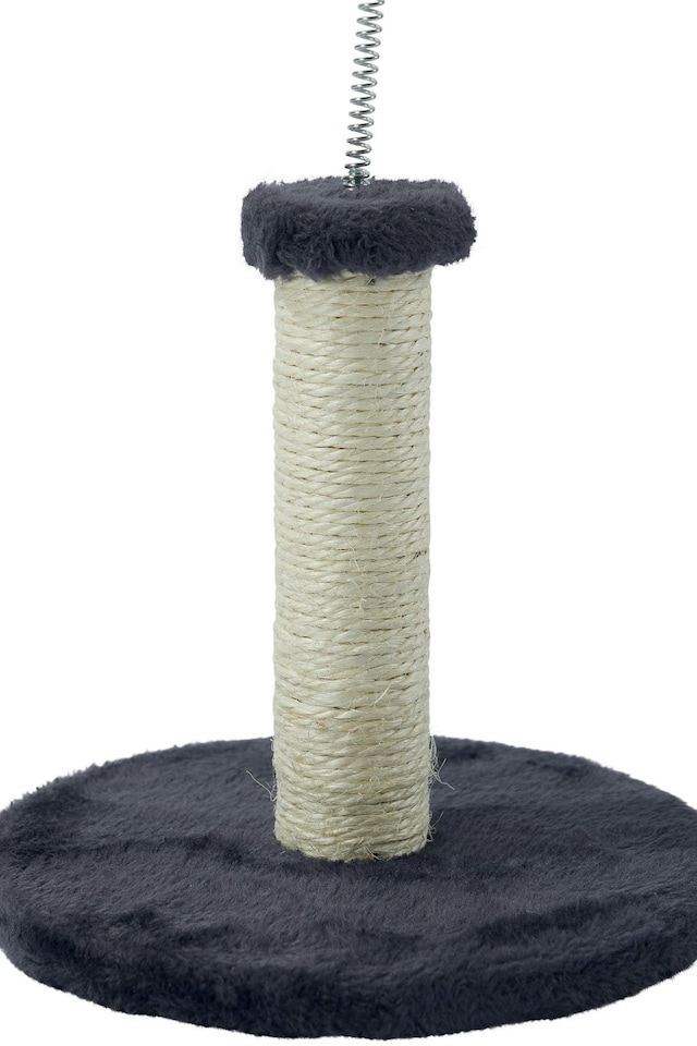 image 1 of M-PETS My First Cat Tree Feather Dark Grey