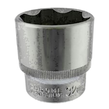 32mm 1/2" Dr Socket Super Lock Metric Shallow CRV Knurl Grip 6 Point TE794