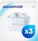 image 1 of AQUAPHOR Maxfor+ 200Ltr water filter cartridges : 3 pack