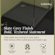 image 3 of 800mm Premium Square Shower Tray - Slate Grey | Grey | Grey Slate | 1