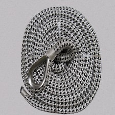 Boat Anchor Line Rope (12MM 35M Double Braided Spliced Bungee with Thimble)