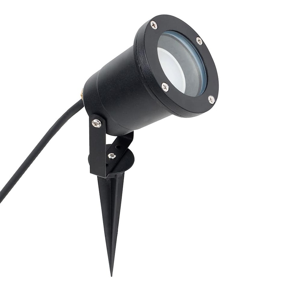 image 1 of ValueLights Derwent 8 Pack Ground Spike Wall Mount IP65 Rated Outdoor Lights