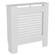 image 8 of Vida Designs Milton Radiator Cover Painted MDF Slatted Cabinet, White, 78cm