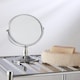 image 5 of Chrome Large Swivel Mirror Silver