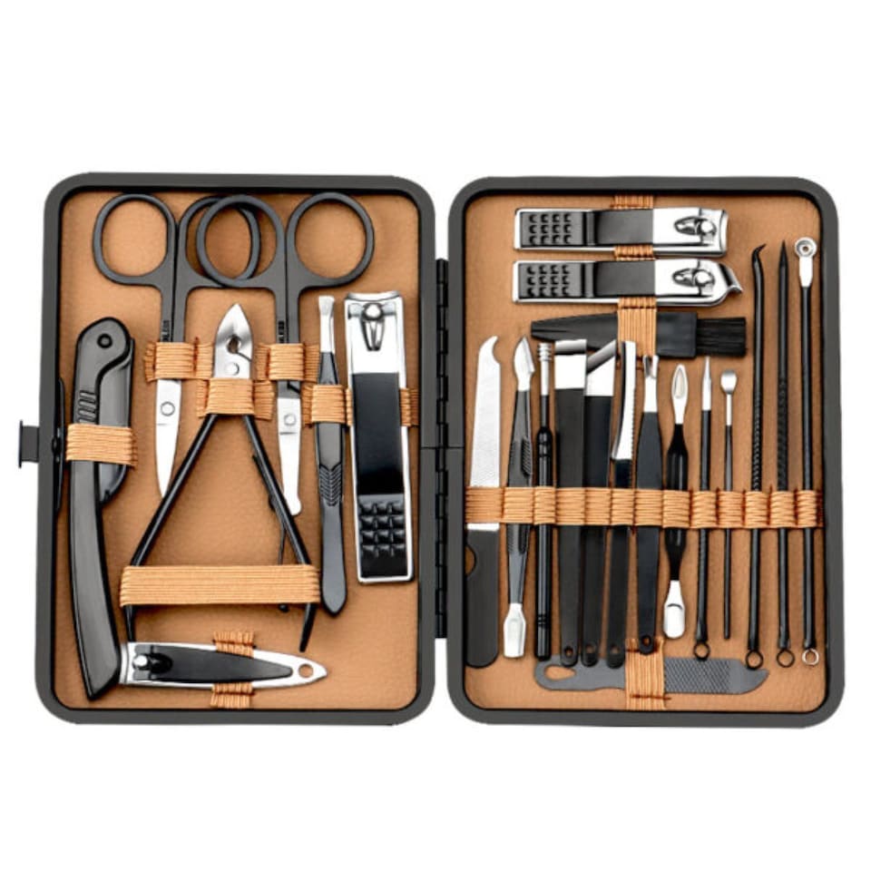 image 1 of 24-Piece Stainless Steel Manicure and Pedicure Set