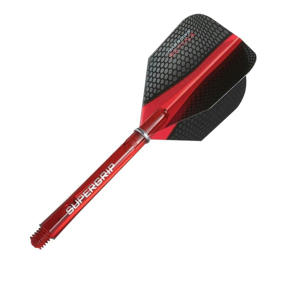image 1 of Harrows Twin Pack Dart Flights - Red - One Size
