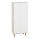 image 1 of Dixie 2 Door Wardrobe - L47 x W78 x H182.5 cm - Dusty Grey/White White