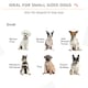 image 3 of PawHut Freestanding Pet Gate Safety Barrier 3 Pannel w/ Support Feet Black