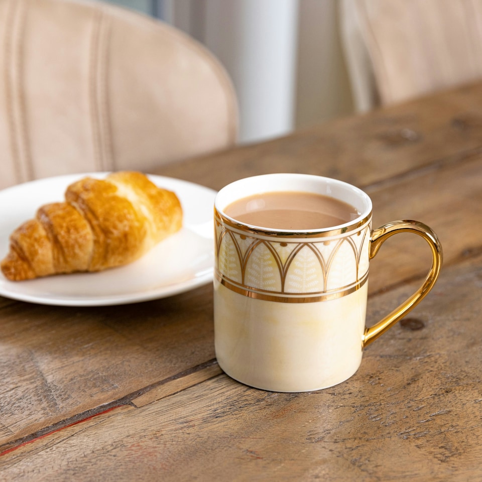 image 1 of V&A Set of 4 Duchesse Mugs Cream | Cream | 4