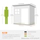 image 5 of Outsunny 7 x 4ft Storage Shed Galvanised Steel Garden Shed, Metal Shed with Foundation Kit, Window, Lockable Wide Door and Air Vents for Outdoor Patio, Green | Green | 1