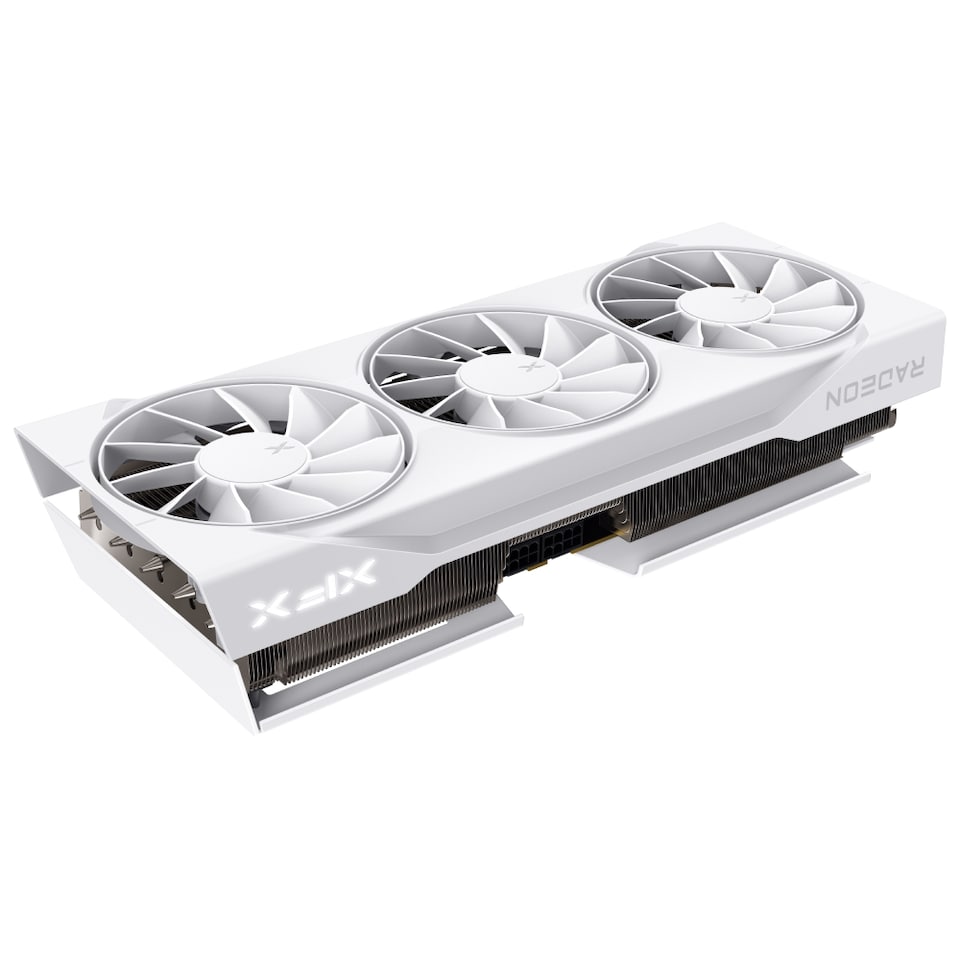 image 1 of XFX Swift AMD Radeon RX 9070 16GB OC Triple Fan Gaming Graphics Card White
