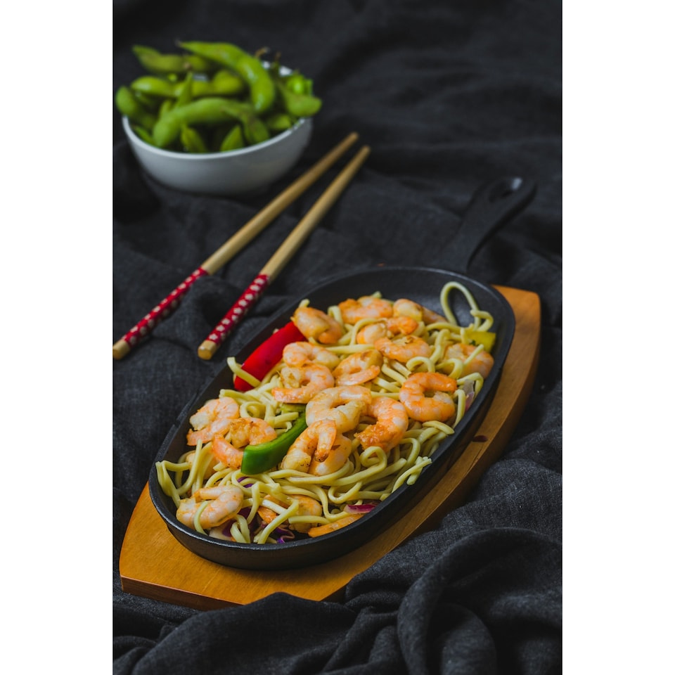 image 1 of KitchenCraft Sizzle Platter Black Cast Iron