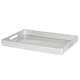 image 1 of Argon Tableware 6x Serving Trays - 34.5 x 25cm - Rectangular Tray Metallic Decorative Breakfast Tray Melamine Food Tray | Silver | Silver | One Size | 6