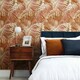 image 3 of Belize Tropical Wallpaper in Terracotta Multi