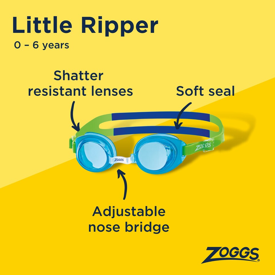 image 1 of Zoggs Little Ripper Swimming Goggles