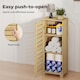 image 6 of Levede Bathroom Storage Cabinet Handleless Wood Floor Shelf Unit Cupboard