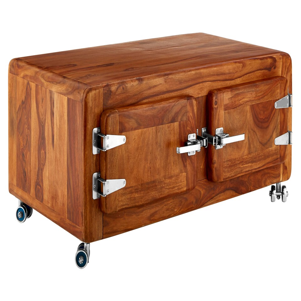 image 1 of Interiors by Premier Two Drawer Wooden Coffee Table Brown