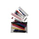 image 3 of Stationery Filled Black Zip 8x5" Pencil Case with Colouring Pencils