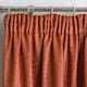 image 3 of Enhanced Living Matrix Orange 90 x 90 inch (229x229cm) Tape Top Thermal Noise reducing Dim Out Curtains (PAIR)