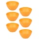 image 1 of 6x Small Plastic Bowls | Orange | 1