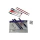 image 1 of Stationery Filled Purple Zip 8x5" Pencil Case