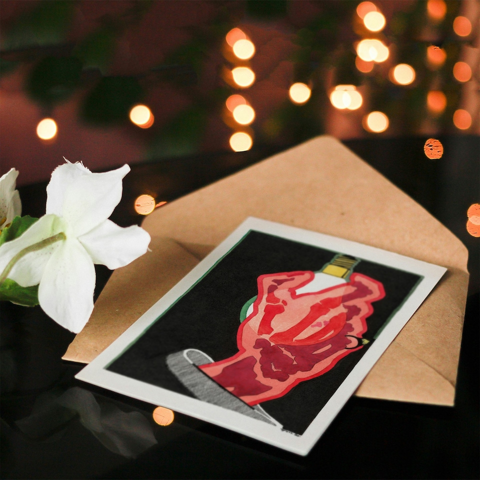 image 1 of Reijer Stolk Art Card Philips Lampen Lamps Advertising Design