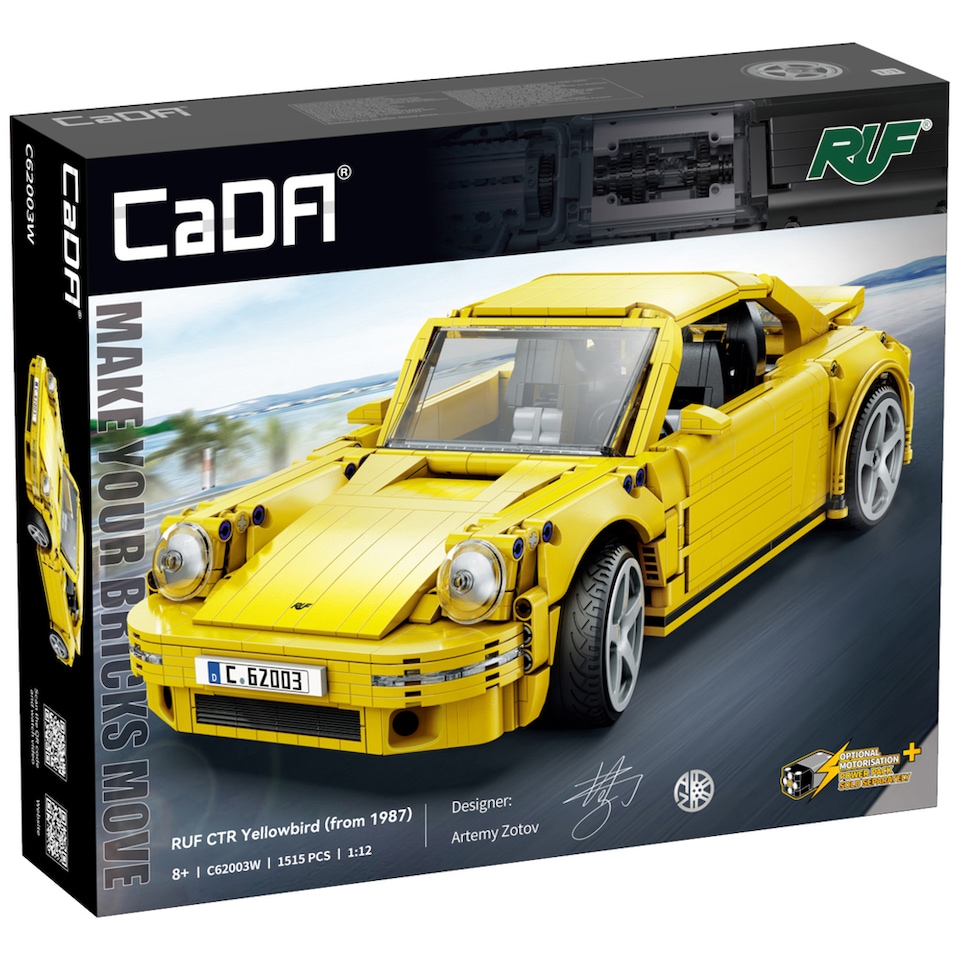 image 1 of Cada Cars Ruf Ctr 2017 Yellowbird Construction Toy Scale 1:12