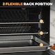 image 4 of HOMCOM Air Fryer Oven 20L Mini Oven Countertop Convection Oven 1400W Black