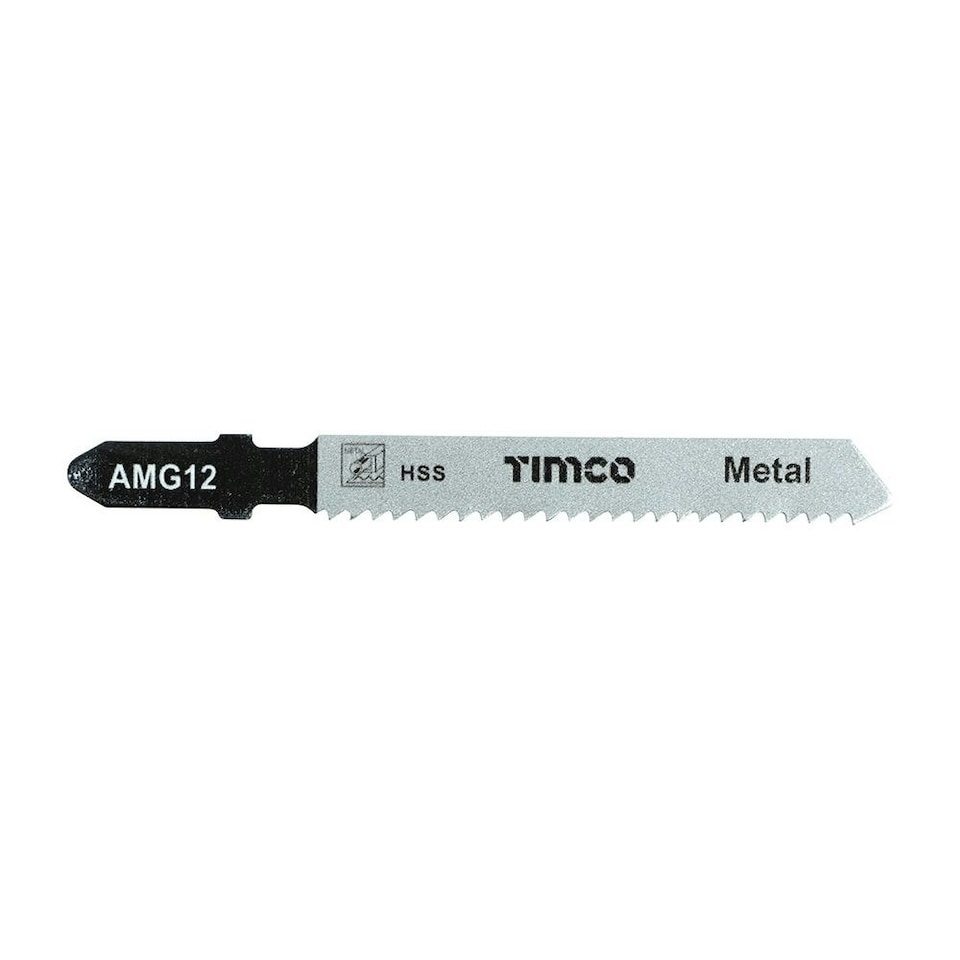 image 1 of Timco - Jigsaw Blades - Metal Cutting - HSS Blades (Size T118B - 5 Pieces)
