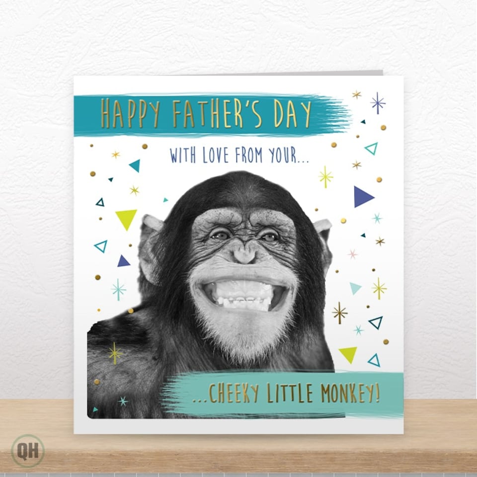 image 1 of Cheeky Monkey Father's Day Card